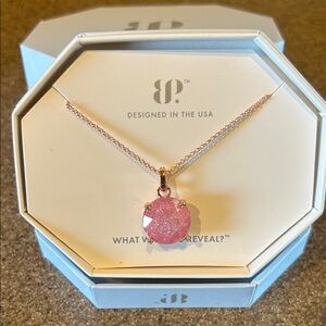 BP Rose Gold Pink Pendant Necklace